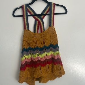 NWT Crochet Free People Top